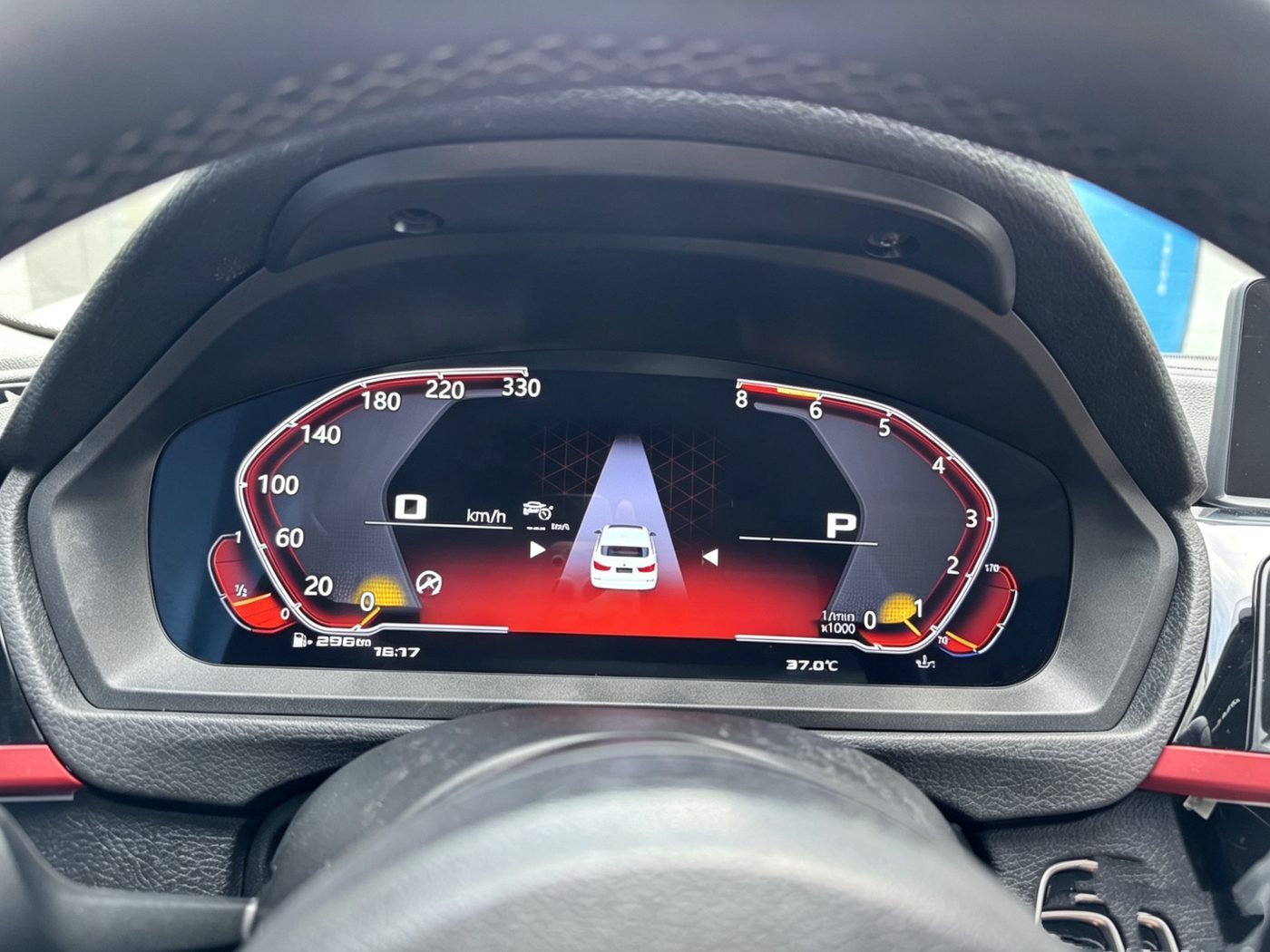BMW F30 digital cluster installed