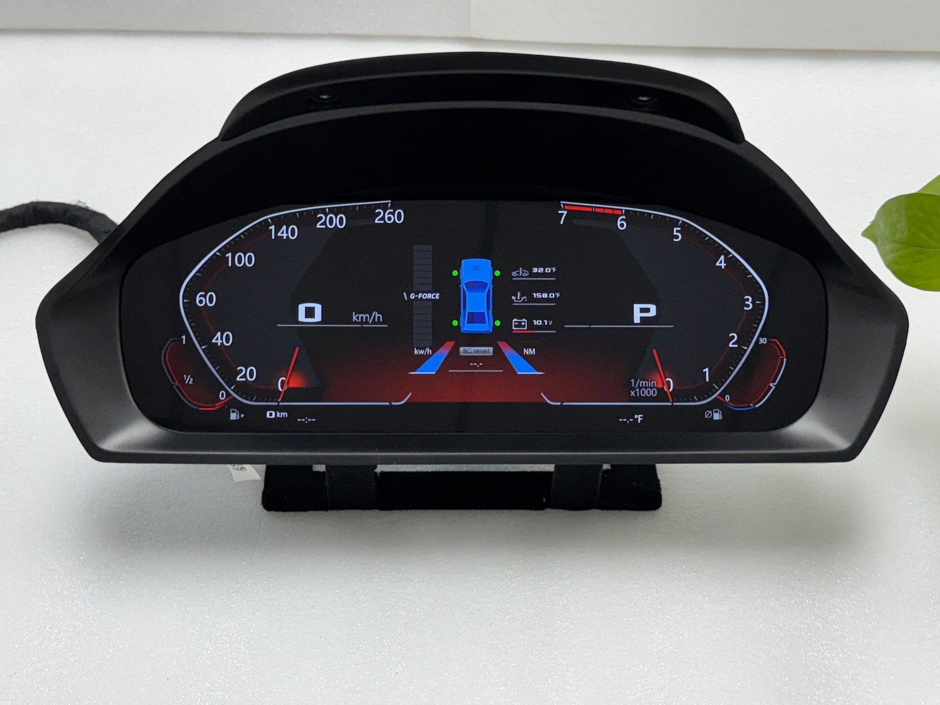 Digital cluster performance display